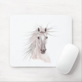 Tapis De Souris Esprit du cheval de vent - cru (Avec souris)