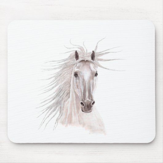 Tapis De Souris Esprit du cheval de vent - cru (Devant)