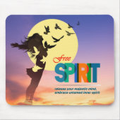 Tapis De Souris Esprit libre | (Devant)