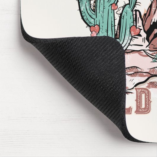 Tapis De Souris Esprit libre, Coeur sauvage | Pays occidental (Coin)