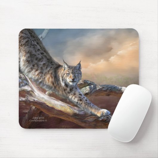 Tapis De Souris Esprit Mousepad de Lynx (Avec souris)