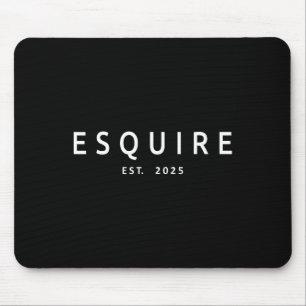 Tapis De Souris Esquire Est. 2025 Avocat à la Faculté de droit Gra