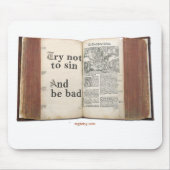 Tapis De Souris Essai à pas sin et ne pas être mauvais (Devant)