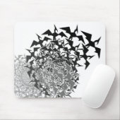 Tapis De Souris Essaims du ptérodactyle deux de Fractyl (Avec souris)