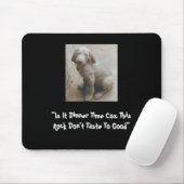 Tapis De Souris "Est il temps de dîner Coz que cette roche ne (Avec souris)