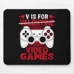 Tapis De Souris Est Pour Jeux Vidéo Valentines Jour Joueur Garçons