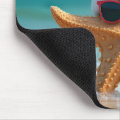 Tapis De Souris Éstarfish de Noël dans l'eau de mer (Coin)
