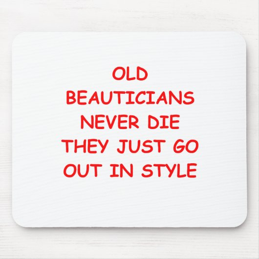 Tapis De Souris Esthéticien (Devant)