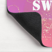 Tapis De Souris esthétique éphémère conception rose (Coin)