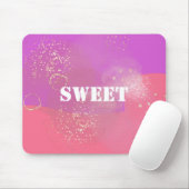 Tapis De Souris esthétique éphémère conception rose (Avec souris)