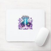 Tapis De Souris Esthétique Fey Gothique Emo Goblincore Graphique (Avec souris)