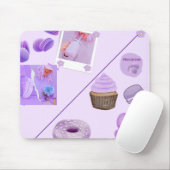 Tapis de souris esthétique Pastel Sweets (Avec souris)