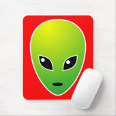 Tapis De Souris ET - en rouge - Customisé (Avec souris)