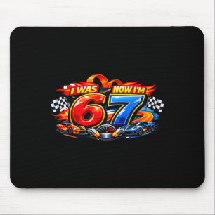 Tapis De Souris Était 6 7 six sept voiture de course 67 mème fête