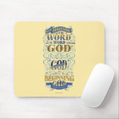 Tapis De Souris Était au début le mot (Avec souris)