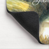 Tapis De Souris Etanche d'automne peinture aquarelle (Coin)