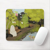Tapis De Souris Étang aux canards - Été (Avec souris)