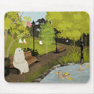 Tapis De Souris Étang aux canards - Été