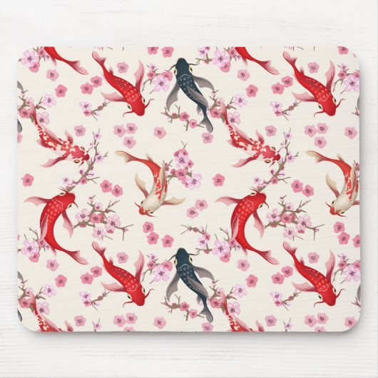 Tapis De Souris Étang de carpes koï (Devant)