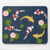 Tapis De Souris Étang japonais de poissons Koi (Devant)