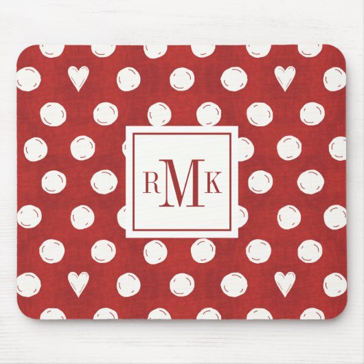 Tapis De Souris Étape de ferme du monogramme | Otomi (Devant)