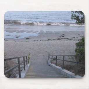 Tapis De Souris étapes à la plage
