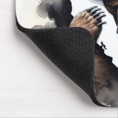 Tapis De Souris Etat de Californie avec ours pompier (Coin)