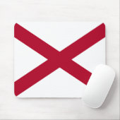 Tapis De Souris État de drapeau d'Alabama (Avec souris)