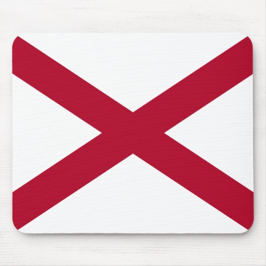Tapis De Souris État de drapeau d'Alabama (Devant)