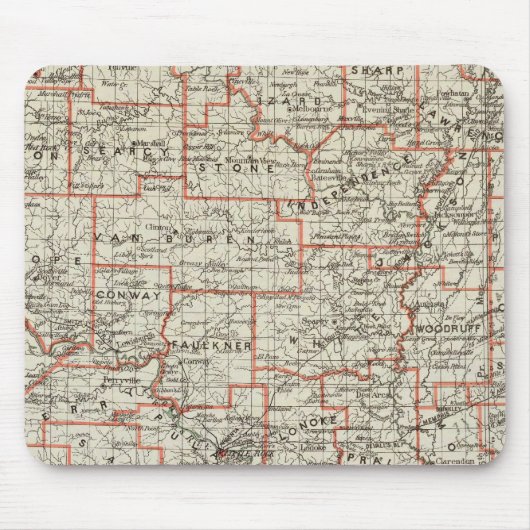 Tapis De Souris État de l'Arkansas (Devant)