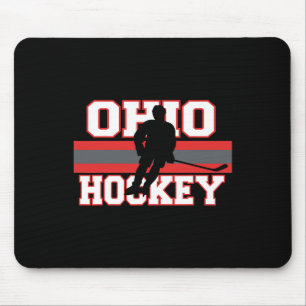 Tapis De Souris État De L'Ohio Joueur De Hockey Sur Glace Gear Coa
