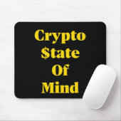 Tapis De Souris État d'esprit crypto (Avec souris)