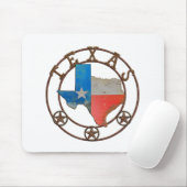 Tapis De Souris État du Texas Fer forgé (Avec souris)