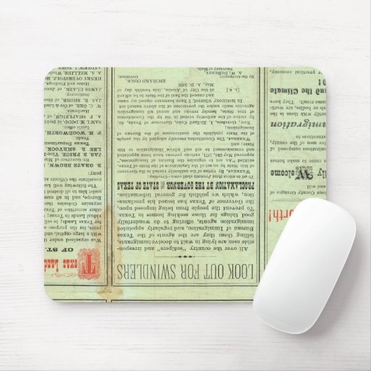 Tapis De Souris État du Verso du Texas (Avec souris)