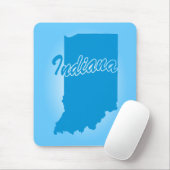 Tapis De Souris État Indiana (Avec souris)