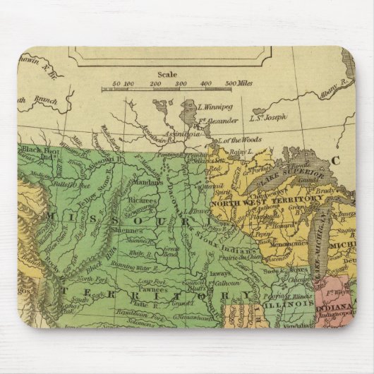 Tapis De Souris États-Unis 6 (Devant)