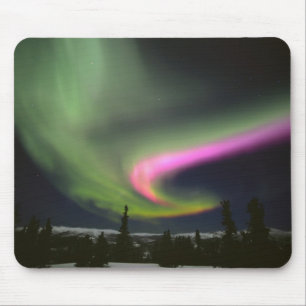 Tapis De Souris États-Unis, Alaska, Chena Hot Springs. Aurore 2