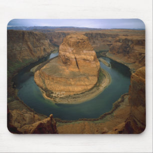 Tapis De Souris États-Unis, Arizona. Horseshoe Bend montrant l'éro