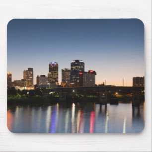 Tapis De Souris États-Unis, Arkansas, Little Rock, Ciel de la vill
