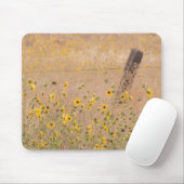 Tapis De Souris États-Unis, Californie, Adin. Barbed Wire Fence (Avec souris)