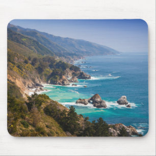 Tapis De Souris États-Unis, Californie. Côte californienne, Big Su