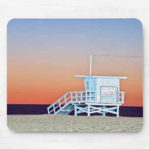 Tapis De Souris États-Unis, Californie, Los Angeles, plage de Sant