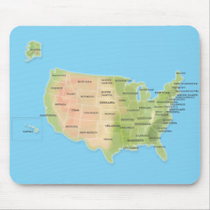 Tapis De Souris États-Unis d'Amérique