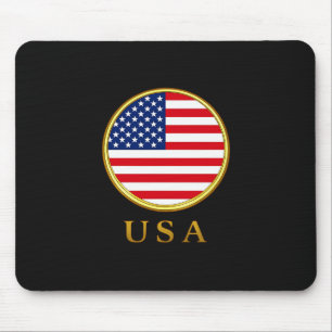 Tapis De Souris États-Unis - Drapeau Américain