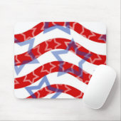Tapis De Souris Etats-Unis Drapeau Design American Patriotic Stars (Avec souris)