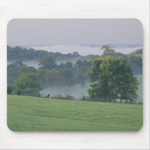 Tapis De Souris États-Unis, Kentucky. Collines ondoyantes du Blueg