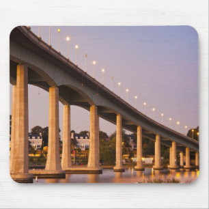 Tapis De Souris États-Unis, Maryland, Annapolis. Pont de la rivièr