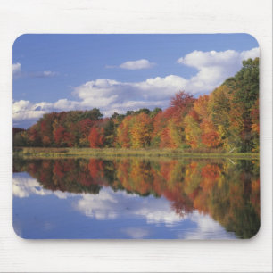 Tapis De Souris États-Unis, Massachusetts, Acton. Reflet de l'auto