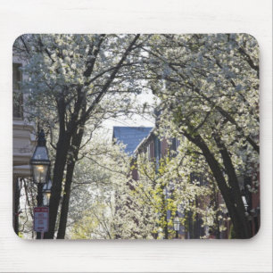Tapis De Souris États-Unis, Massachusetts, Boston, Beacon Hill.