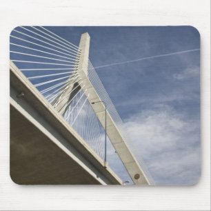 Tapis De Souris États-Unis, Massachusetts, Boston. Le pont Zakim.